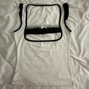 cottage core milkmaid top